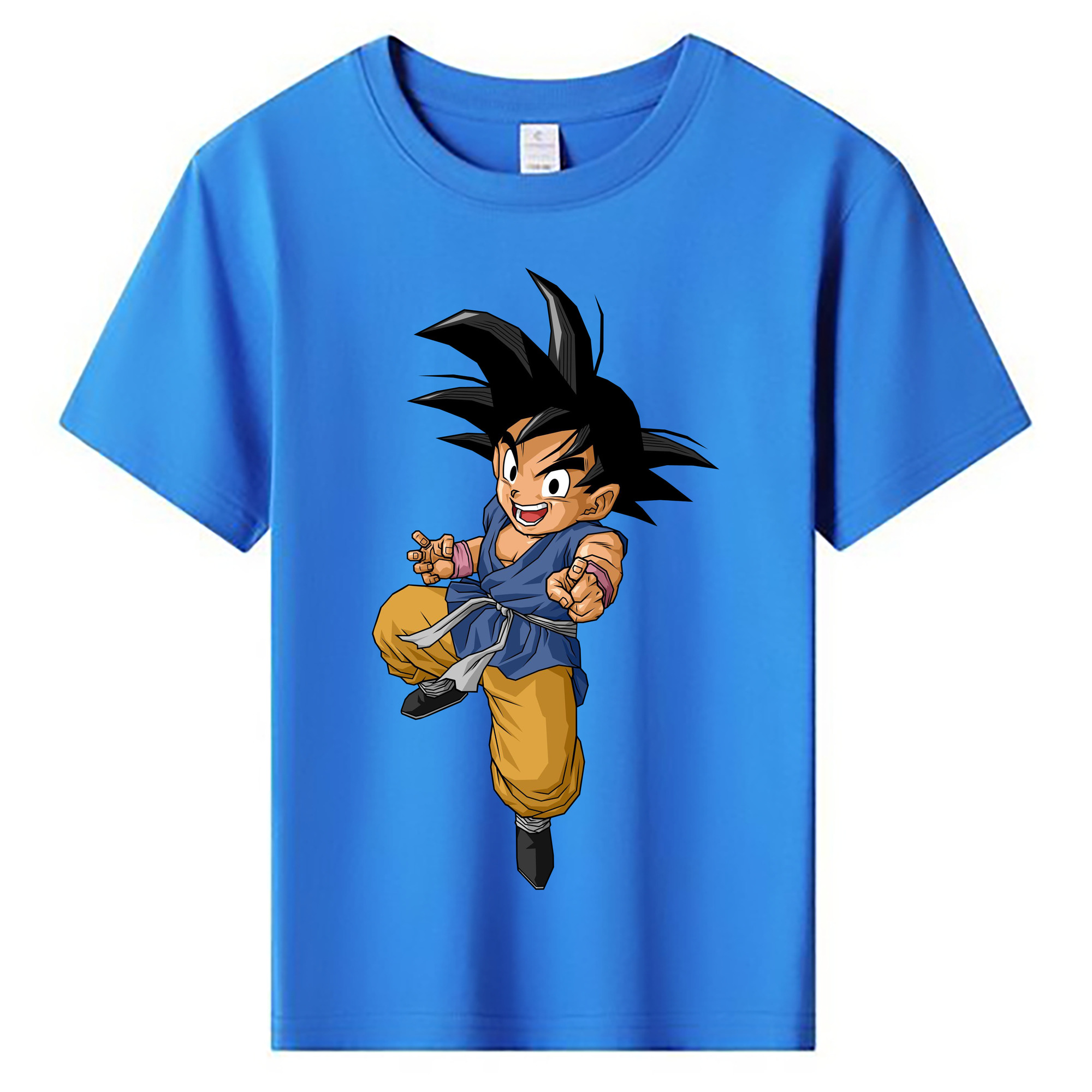 （画像用） ドラゴンボール 孫悟空（そん ごくう）Son Goku カカロット DRAGON BALL Kakarotto 綿100％キッズTシャツ（フロントプリント）